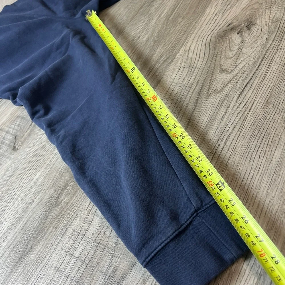 Nike‎ Joggers Mens Large Navy Blue Fleece Sweatpants Embroidered Logo Sportswear